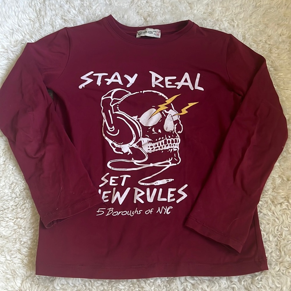 Like New - Kids Long Sleeve Shirt 7 Yrs